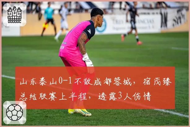 山东泰山0-1不敌成都蓉城，宿茂臻总结联赛上半程，透露3人伤情
